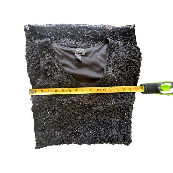 Basix Black Label Sequin Embellished Mini Dress Formal Wear Size 0 - Picture 8 of 10